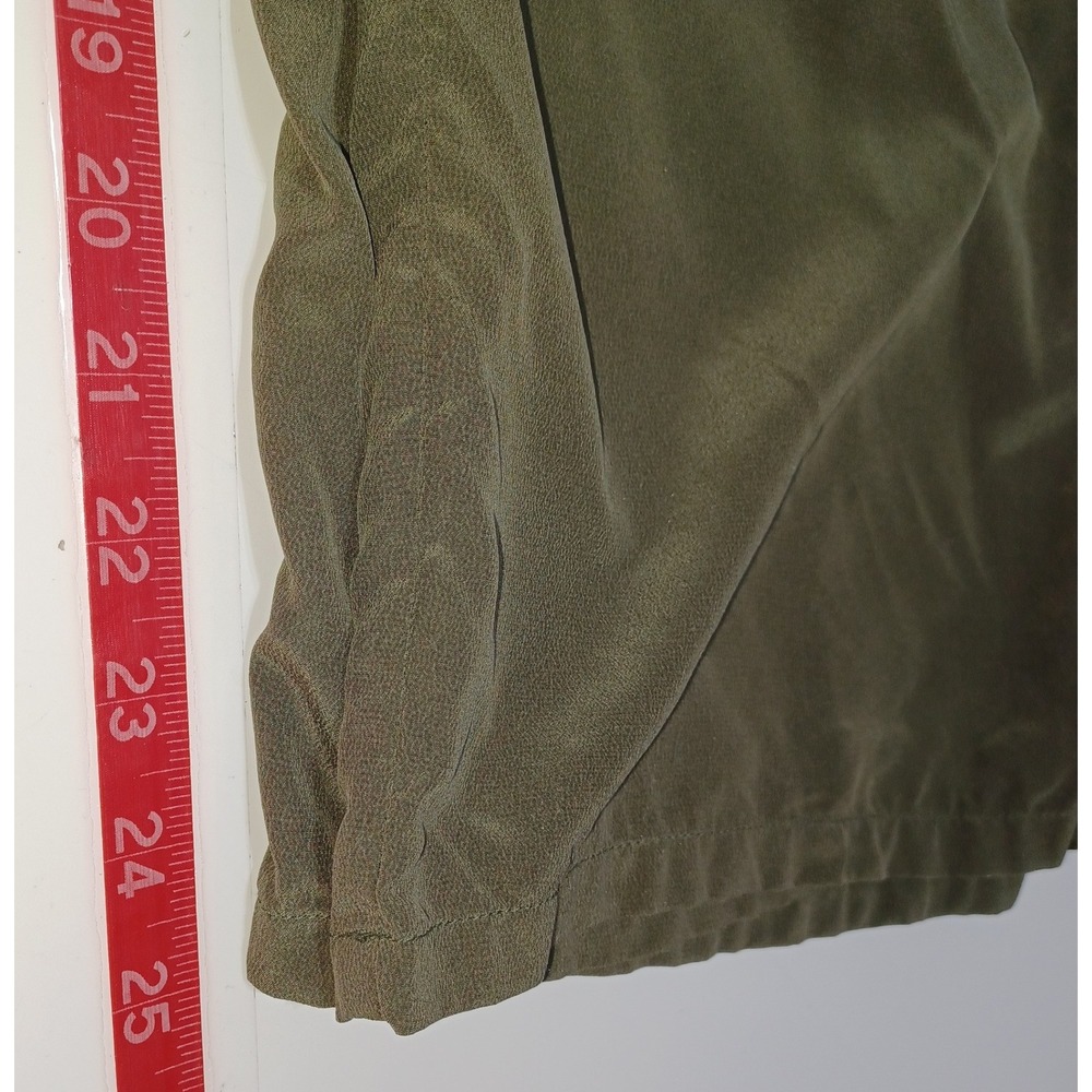 Splendid Alessandra Silk Jumpsuit Spruce Green XS Elevated Casual Resort Wear - Picture 10 of 11